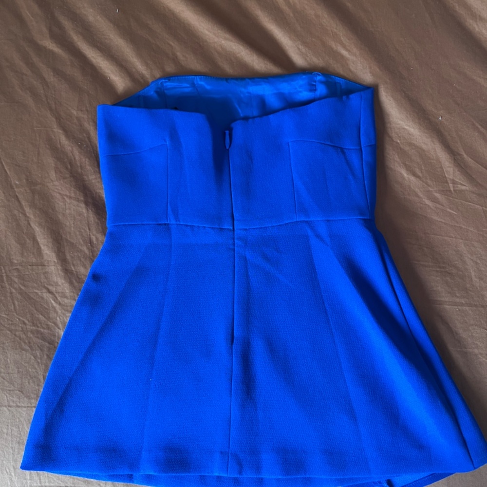 Bcbgeneration Electric Blue Strapless Bustier Siz… - image 4